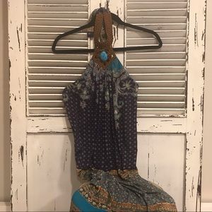 Sky brand backless maxi dress